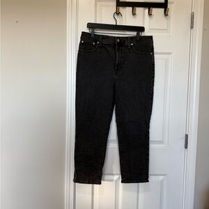 Madewell Women’s Dark Grey/Lt Black Perfect Vintage Jean EUC 31P